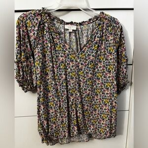 LOFT Floral Women's Top - Multicolor